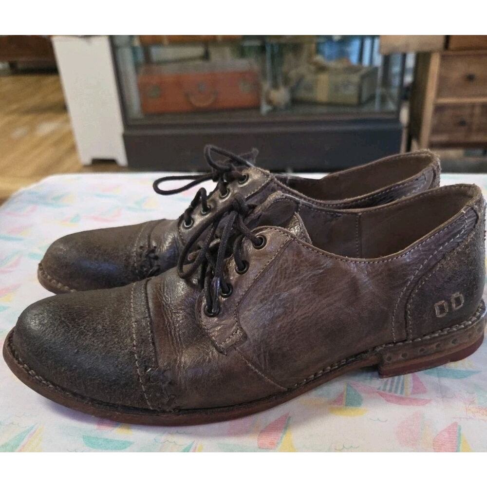 Bed Stu Plio F321149 Womens Brown Leather Oxfords & Lace Ups SIZE 9